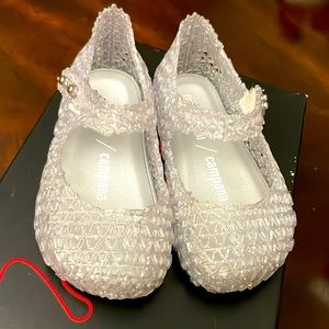 Mini Melissa Glitter Clear Size 6